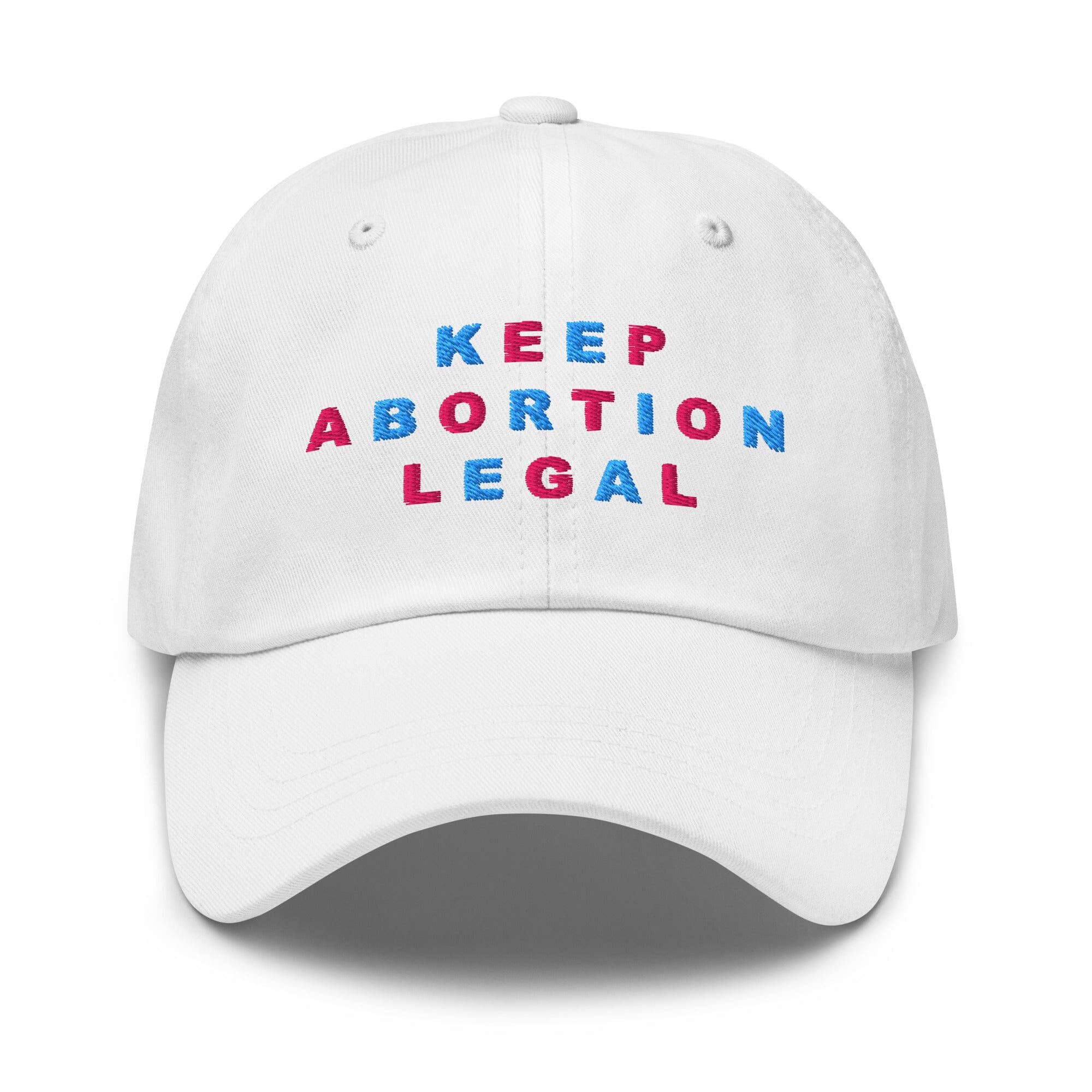 Keep Abortion Legal Twill Dad Hat WHITE