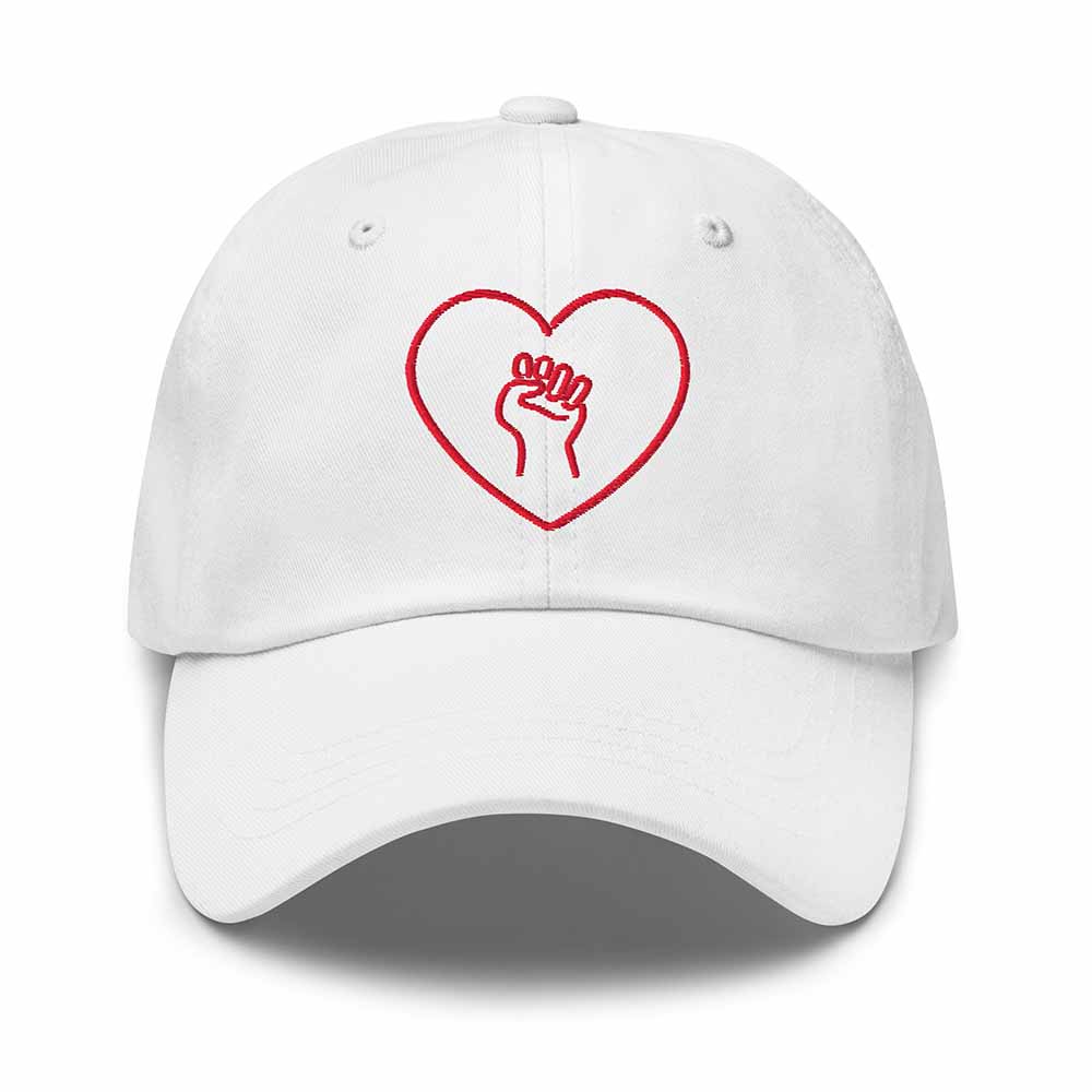 LOVE-AS-ACTIVISM-DAD-HAT-WHITE-FRONT