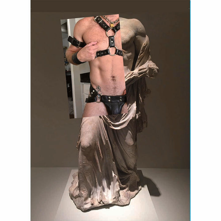 Naro Pinosa Leather Harness Jockstrap Postcard