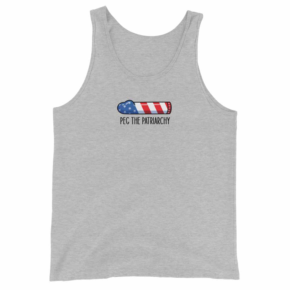 Peg the Patriarchy Tank grey
