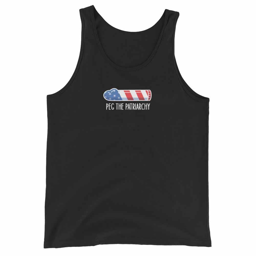 Peg the Patriarchy Tank black