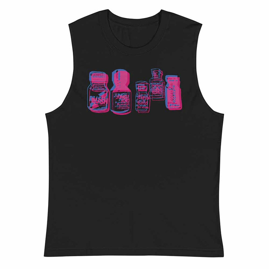 Poppers Sleeveless T-shirt collaboration with Forrest Lawson by Forrest Lawson