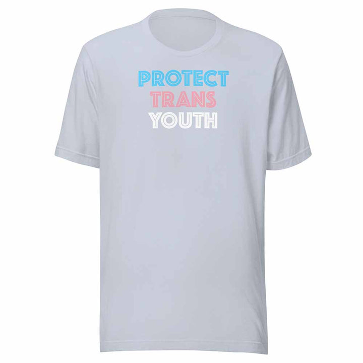 Protect Trans Youth T-shirt light blue