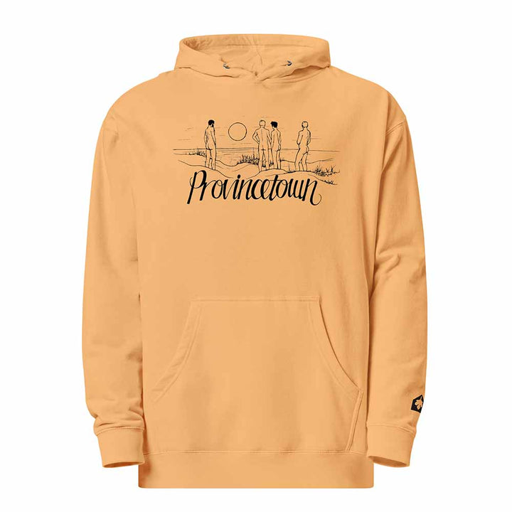 provincetown dune handy hoodie peach