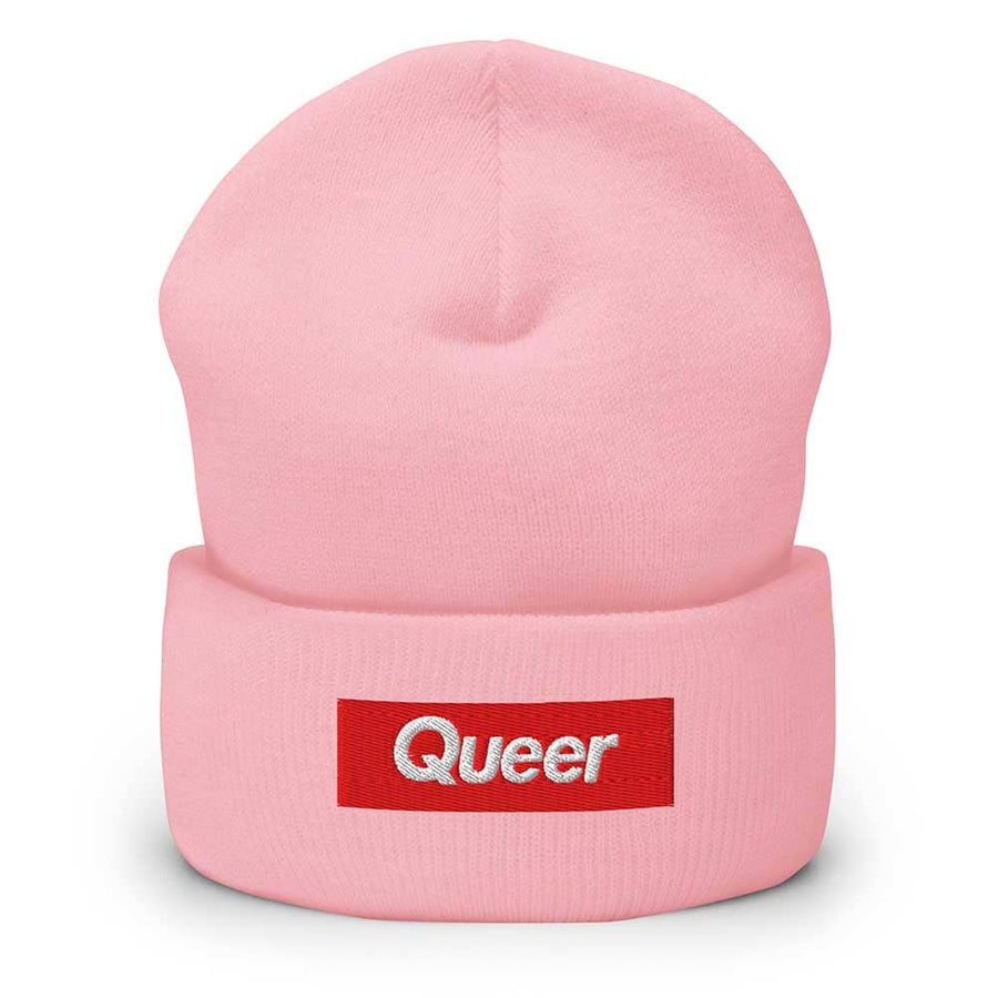 Queer Knit Cuff Beanie - Trevor Project supporting The Trevor Project