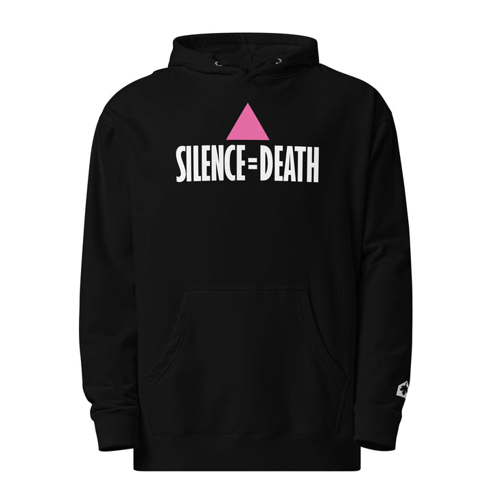 Silence = Death Black Hoodie