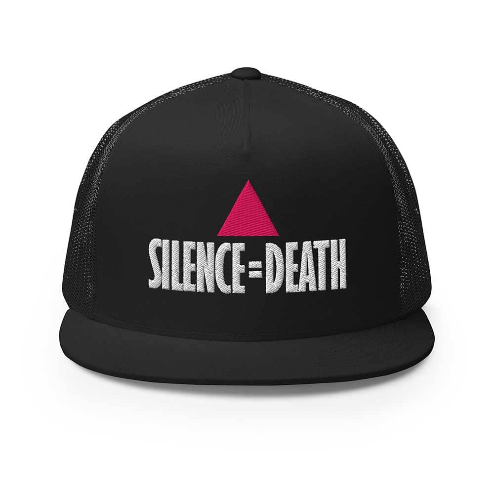 Silence = Death Mesh Flatbill black