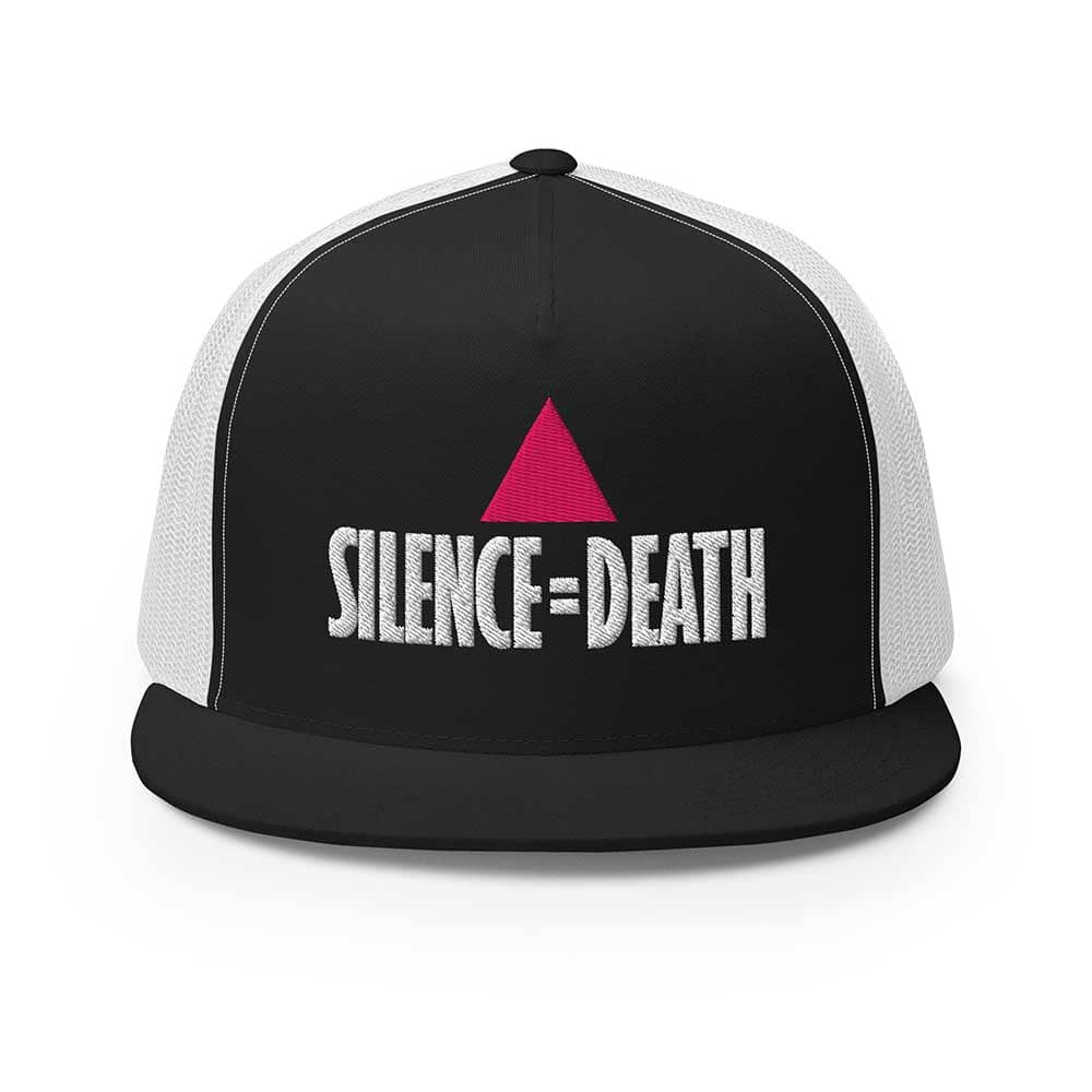 Silence = Death Mesh Flatbill black/white