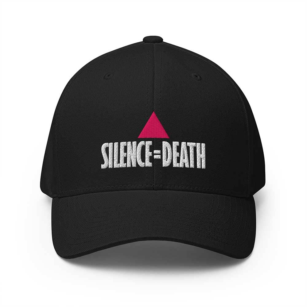 SILENCE EQUALS DEATH BLACK FLEXFIT TWILL HAT