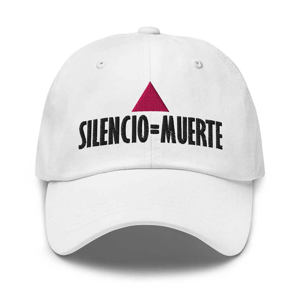 SILENCIO = MUERTE WHITE TWILL DAD HAT