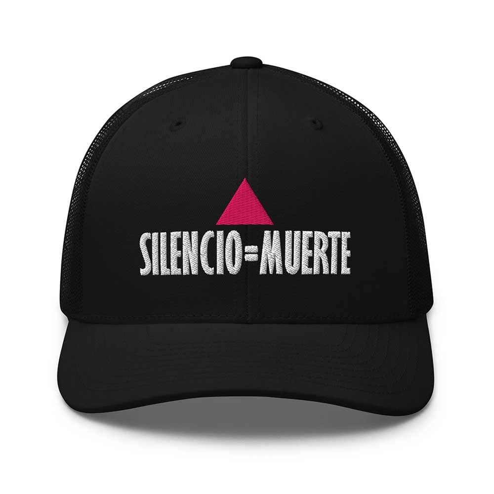 Silencio = Muerte Mesh Snapback hat black