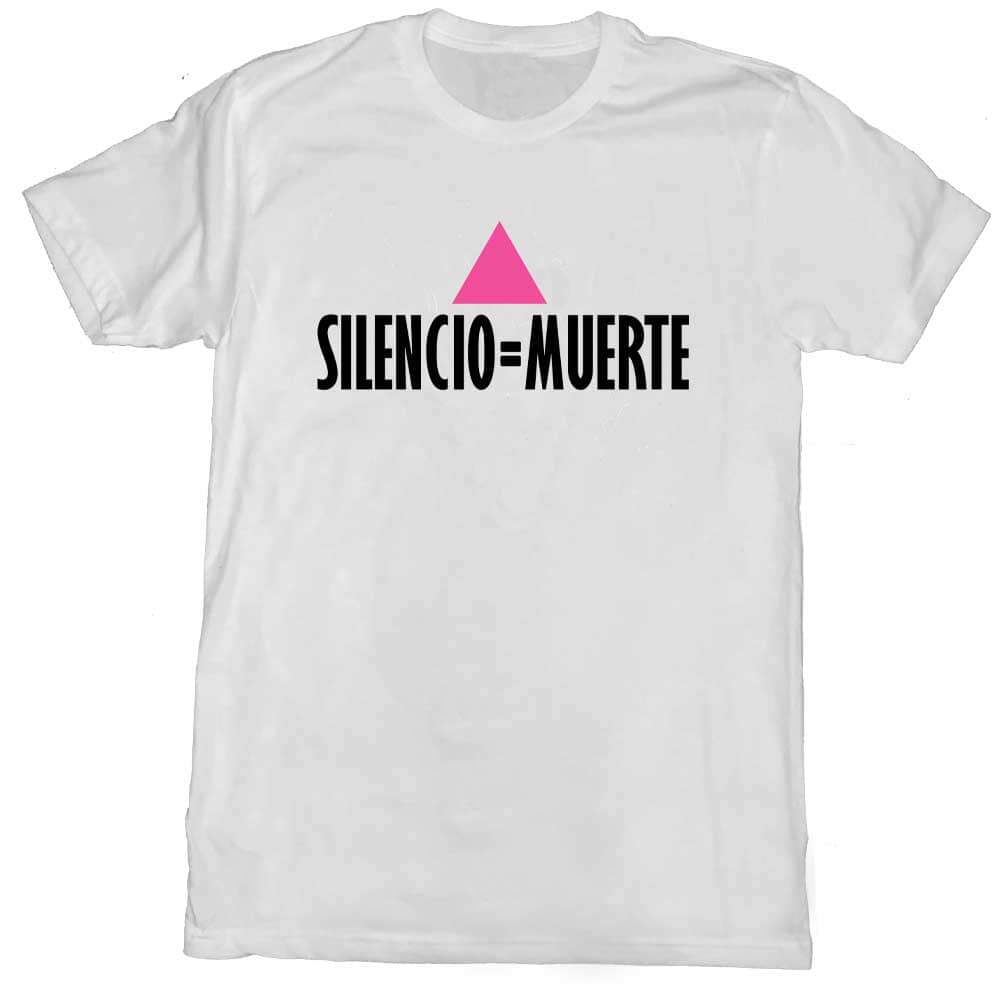 Silencio = Muerte White T-Shirt 