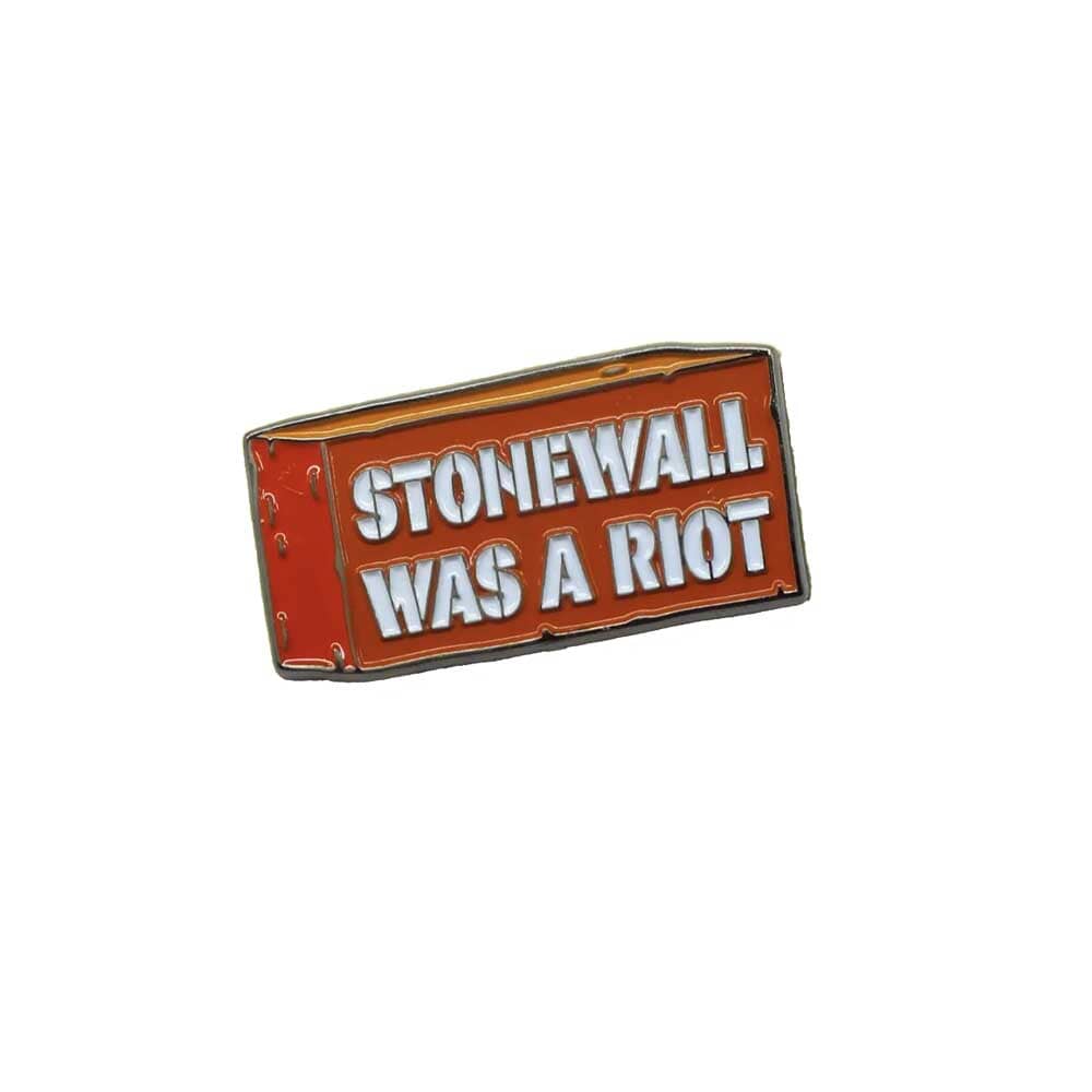 Stonewall Was A Riot Enamel Pin
