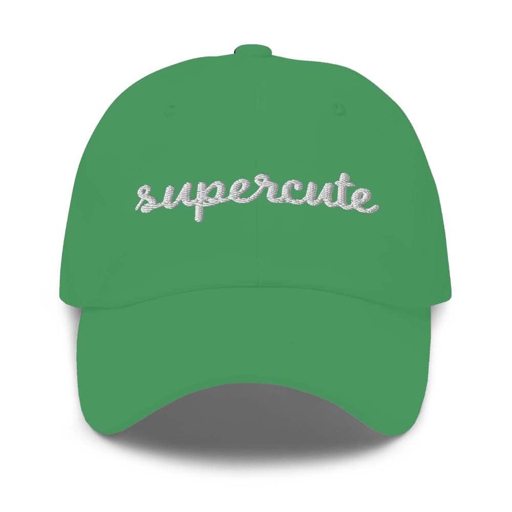 Supercute Twill Dad Hat kelly green