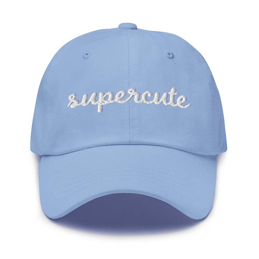 Supercute Twill Dad Hat light blue