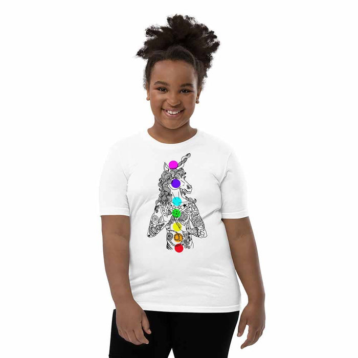 Unicorn Chakras Youth T-Shirt - Summer of Sass