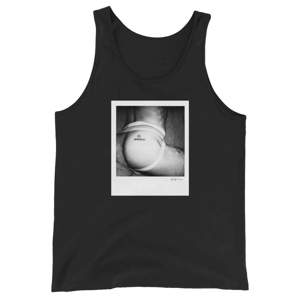 vip admission black tank