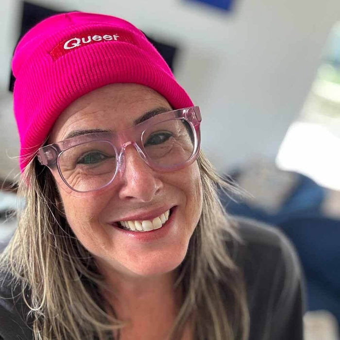 Queer Knit Cuff Beanie - Trevor Project, second view