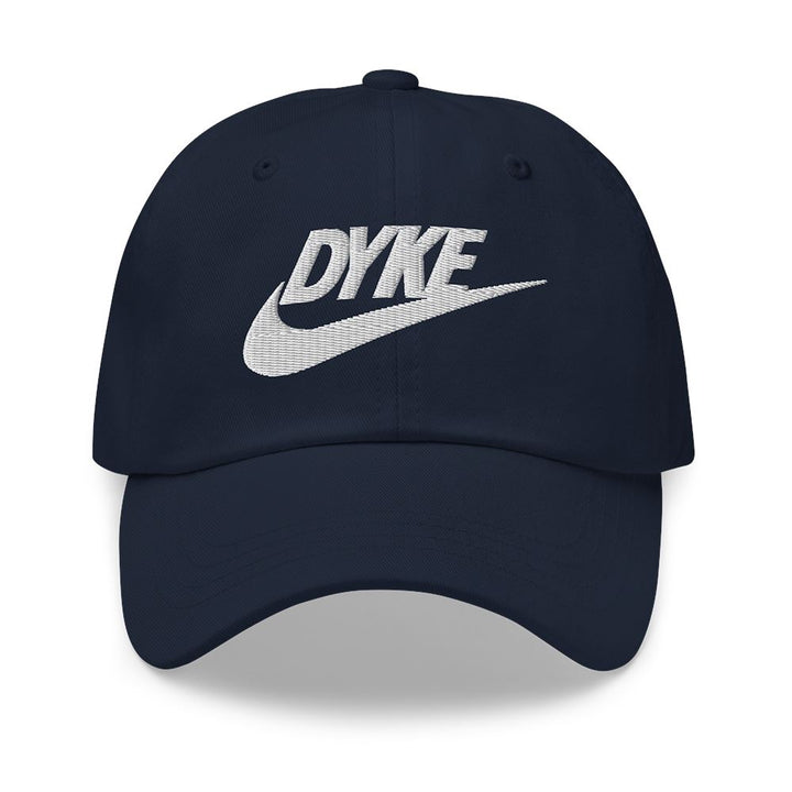 dyke sport twill dad hat navy