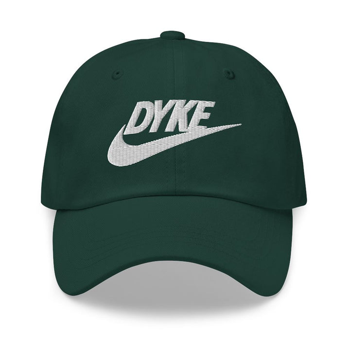dyke sport twill dad hat spruce