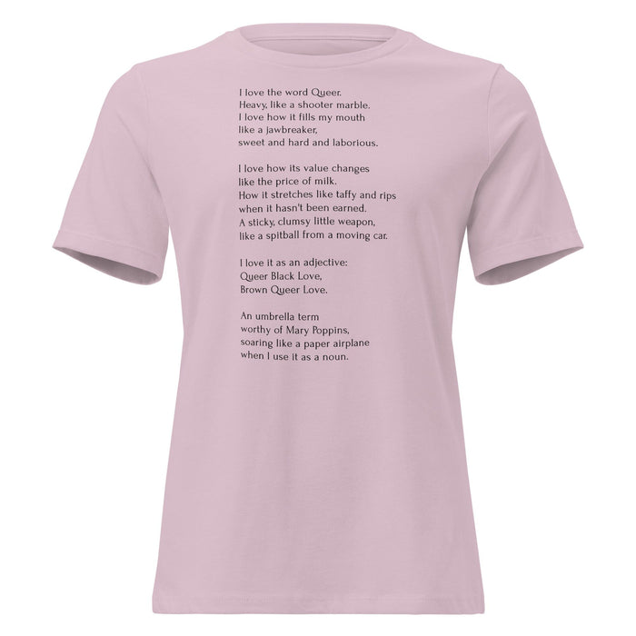 I Love the Word Queer Women's Fit T-shirt
