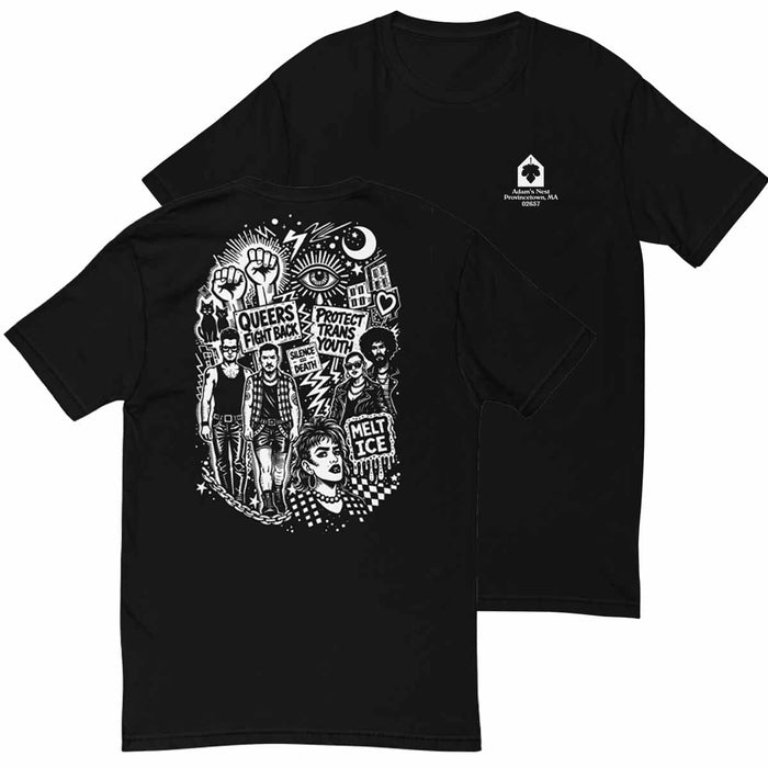 Queer Trans Protest Back Print T-Shirt