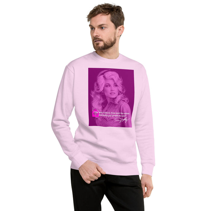 Dolly Parton Rainbow & Rain Crew Sweatshirt, second view