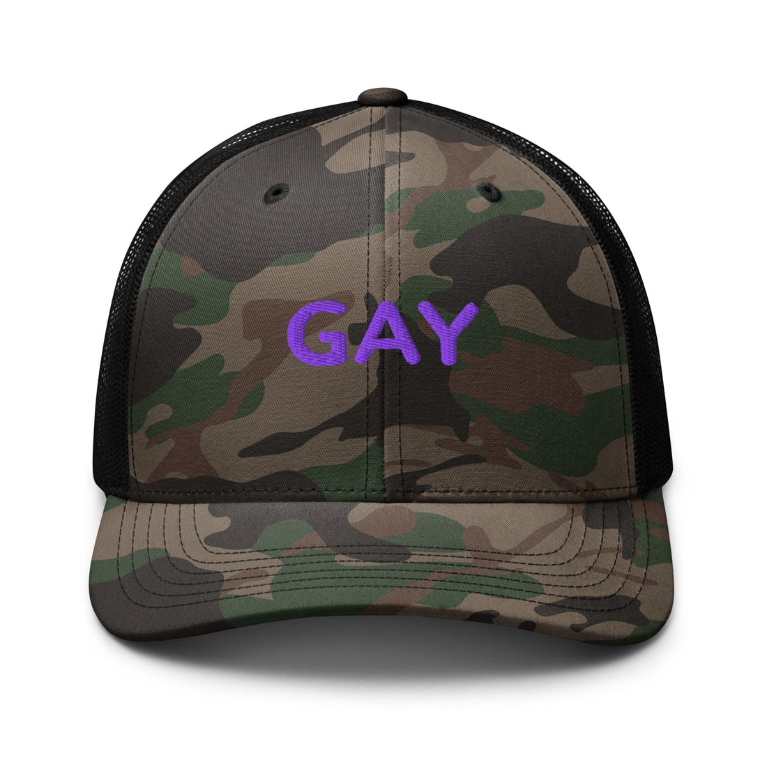 Gay Camouflage Retro Trucker Hat