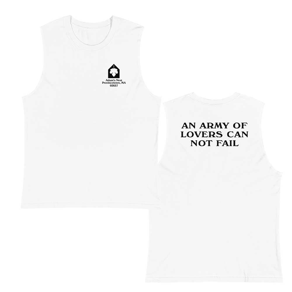 An Army of Lovers Can Not Fail Sleeveless T-shirt WHITE