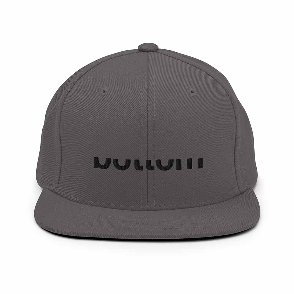 Bottom 6 Panel Flatbill Snapback Hat