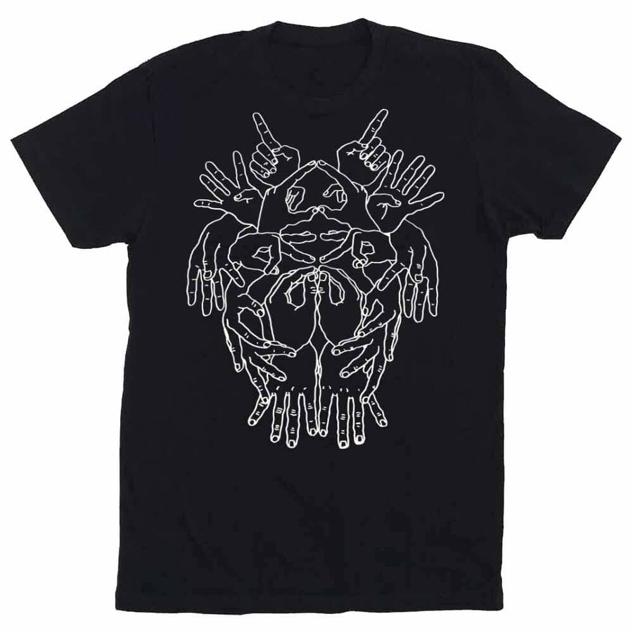 Mudra Hands T-Shirt by Brian Kenny