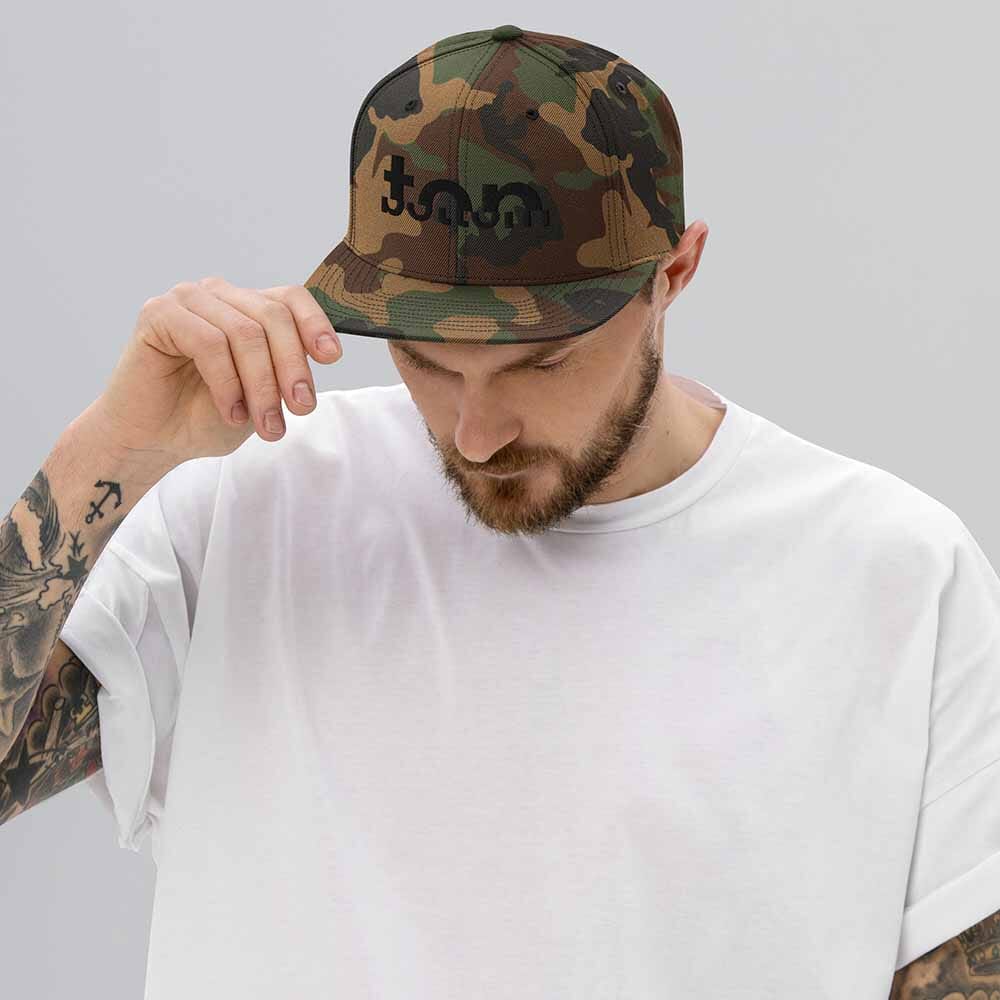 Versatile 6 Panel Flatbill Snapback Hat