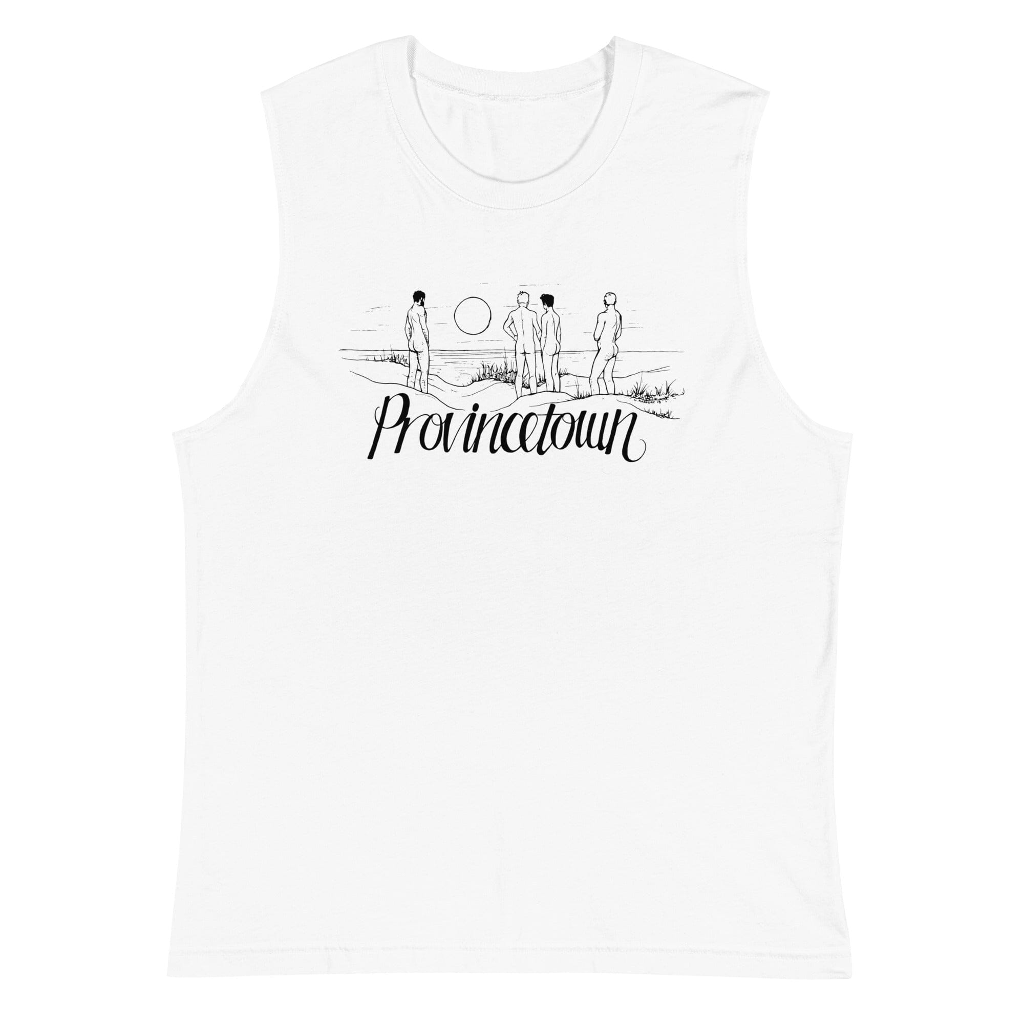 Provincetown Dune Sleeveless T-Shirt White