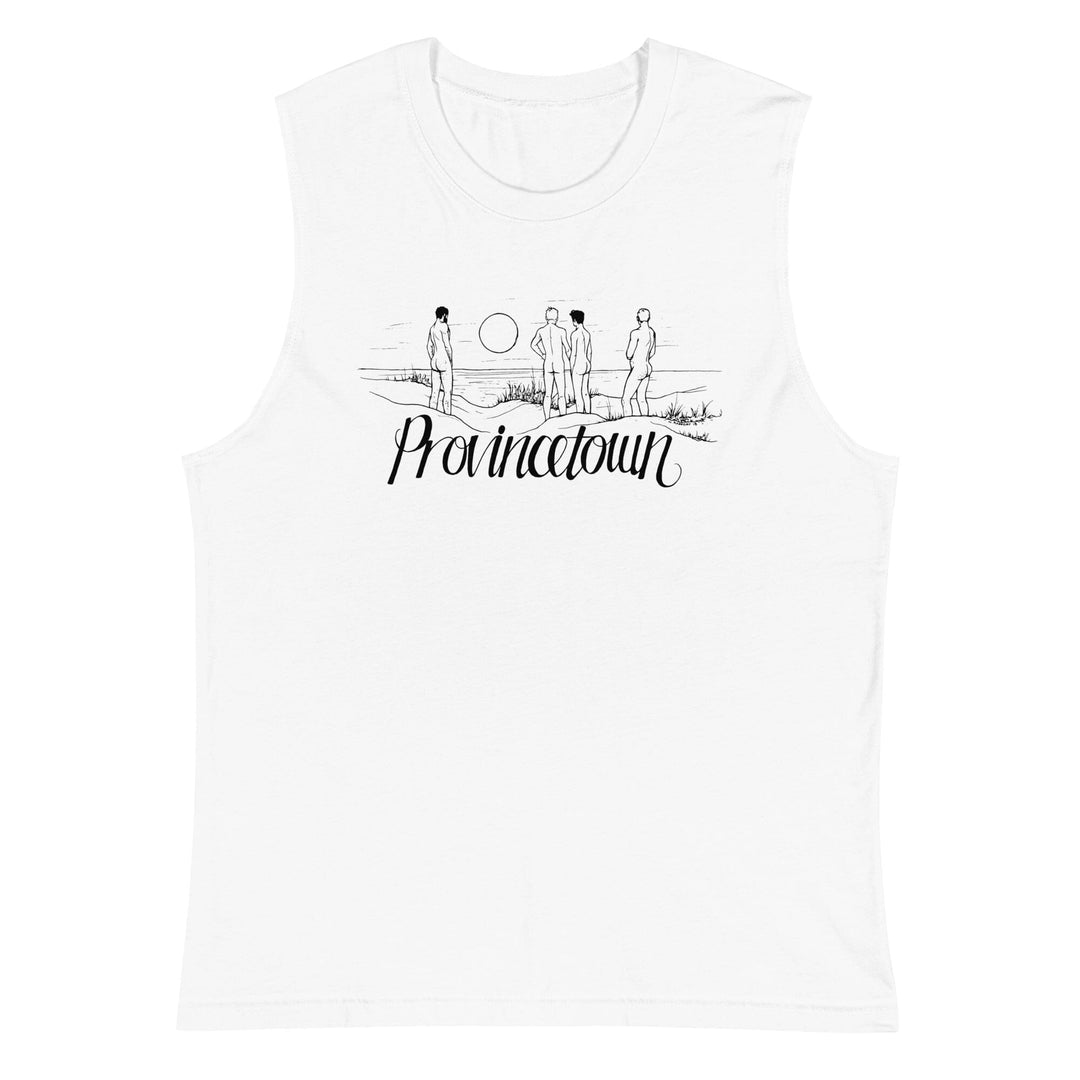 Provincetown Dune Sleeveless T-Shirt White