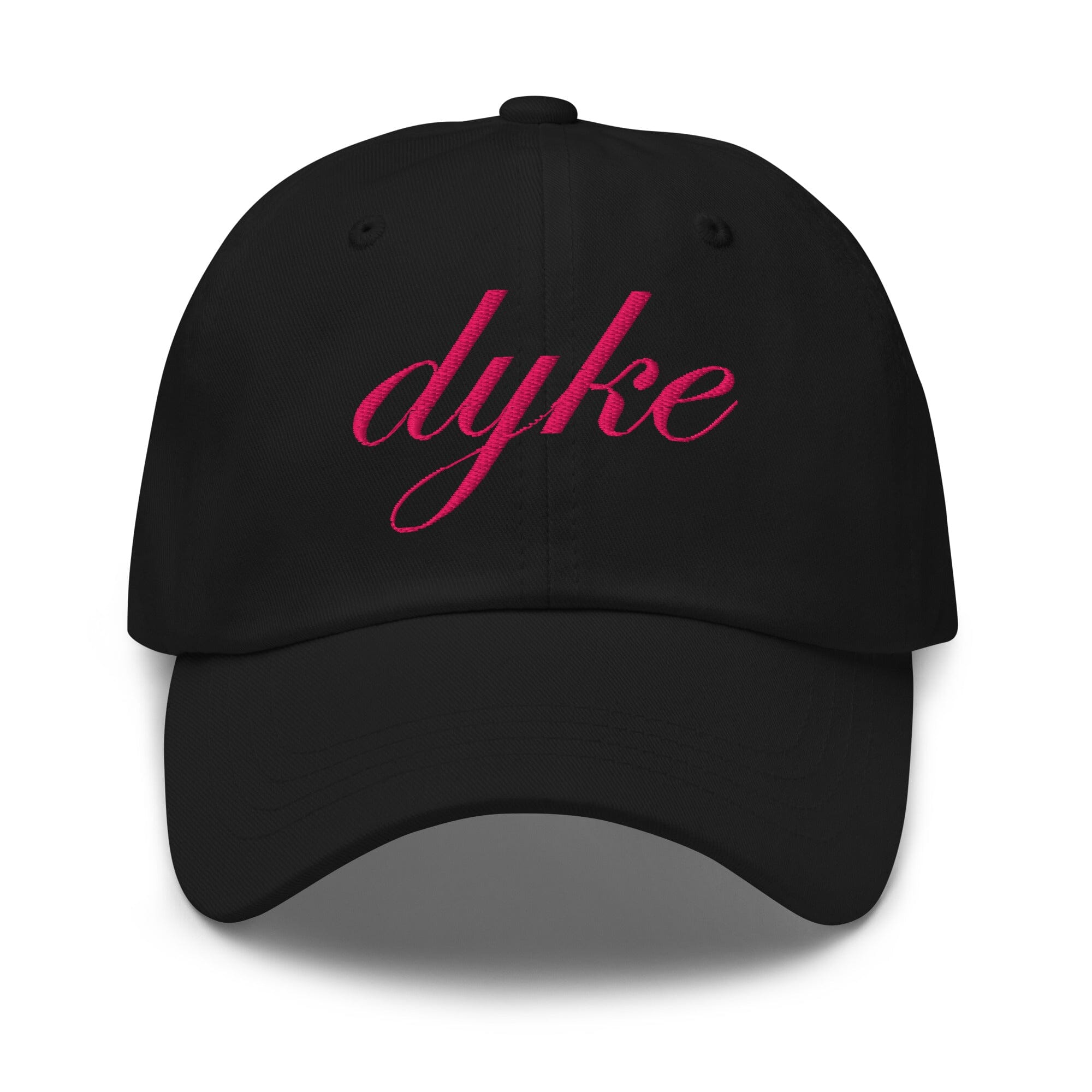 dyke twill dad hat black