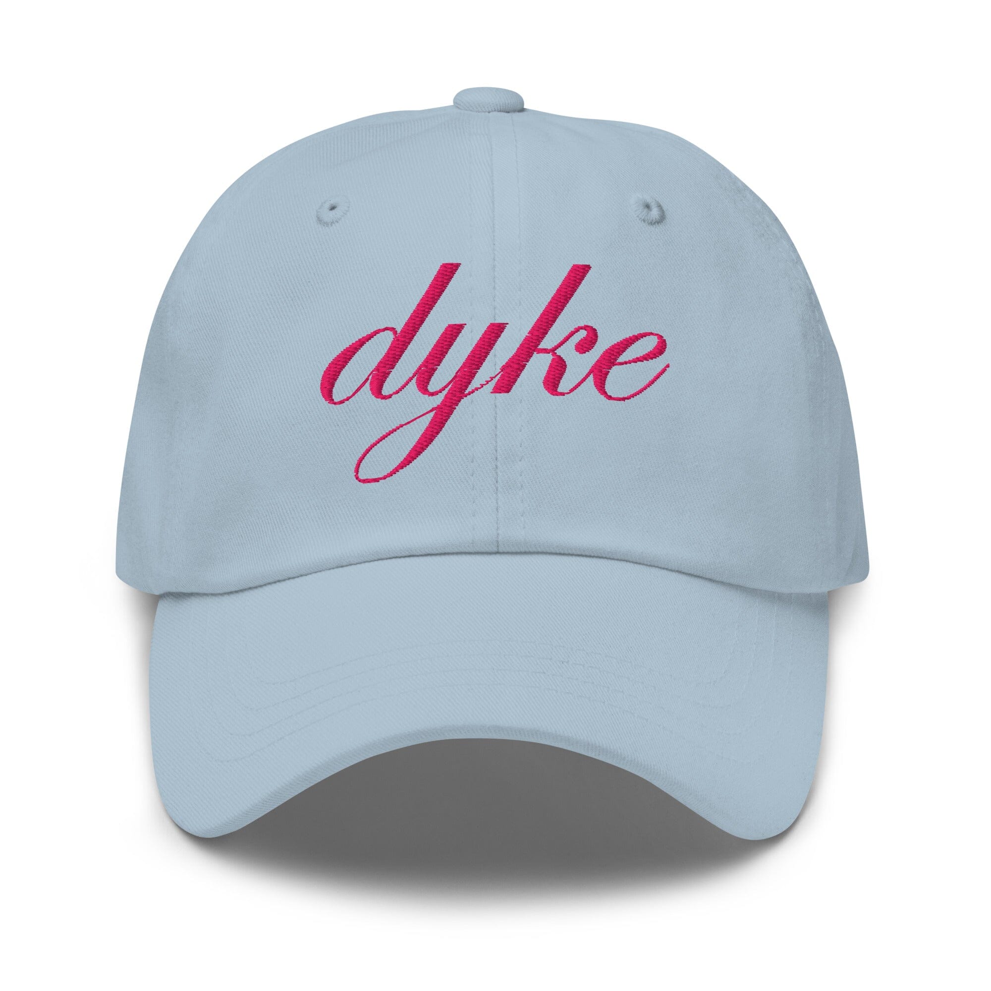 dyke twill dad hat light blue