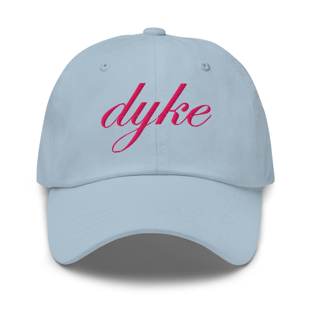 dyke twill dad hat light blue