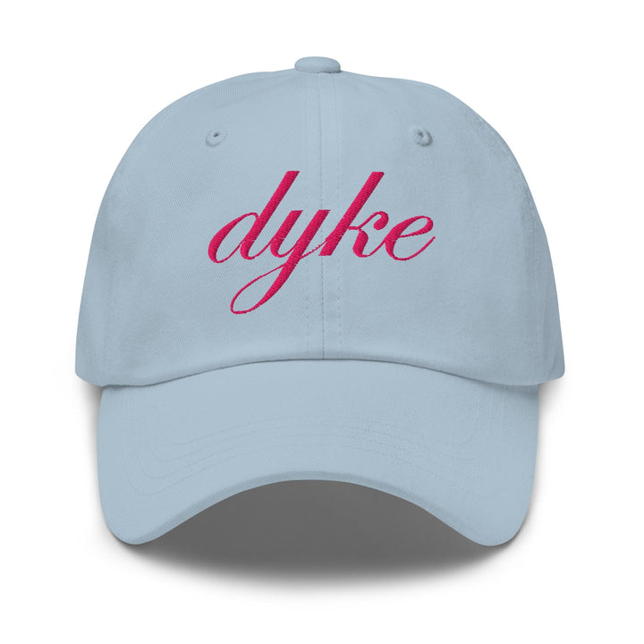 dyke twill dad hat light blue