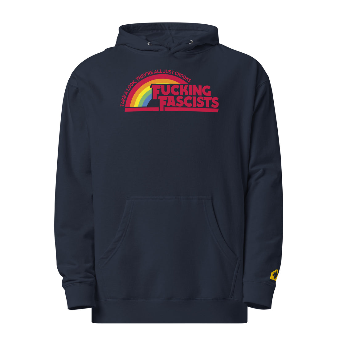 F*cking F*scists...crooks Pullover Hooded Sweatshirt - Indivisible