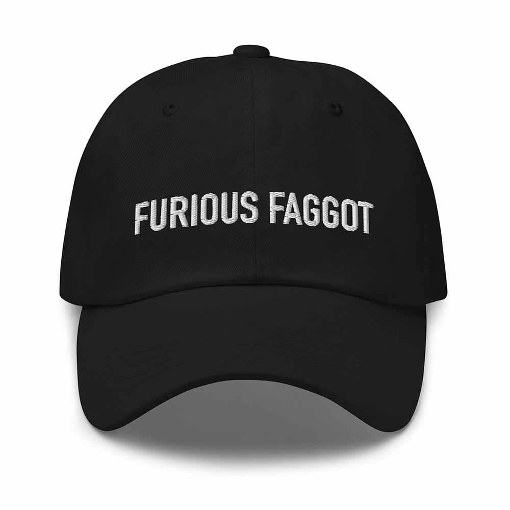 black furious faggot classic dat hat