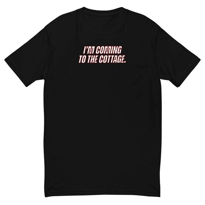 "I'm coming to the Cottage" White Print T-shirt