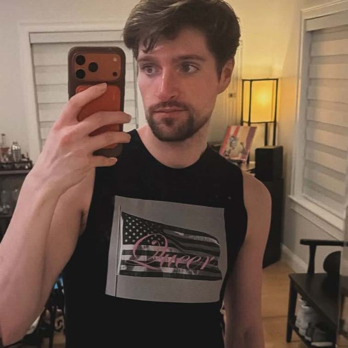 Queer American Sleeveless T-shirt, second view