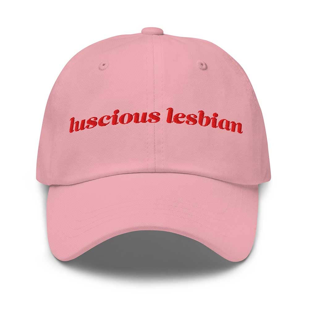 luscious-lesbian-classic-twill-dad-hat-pink