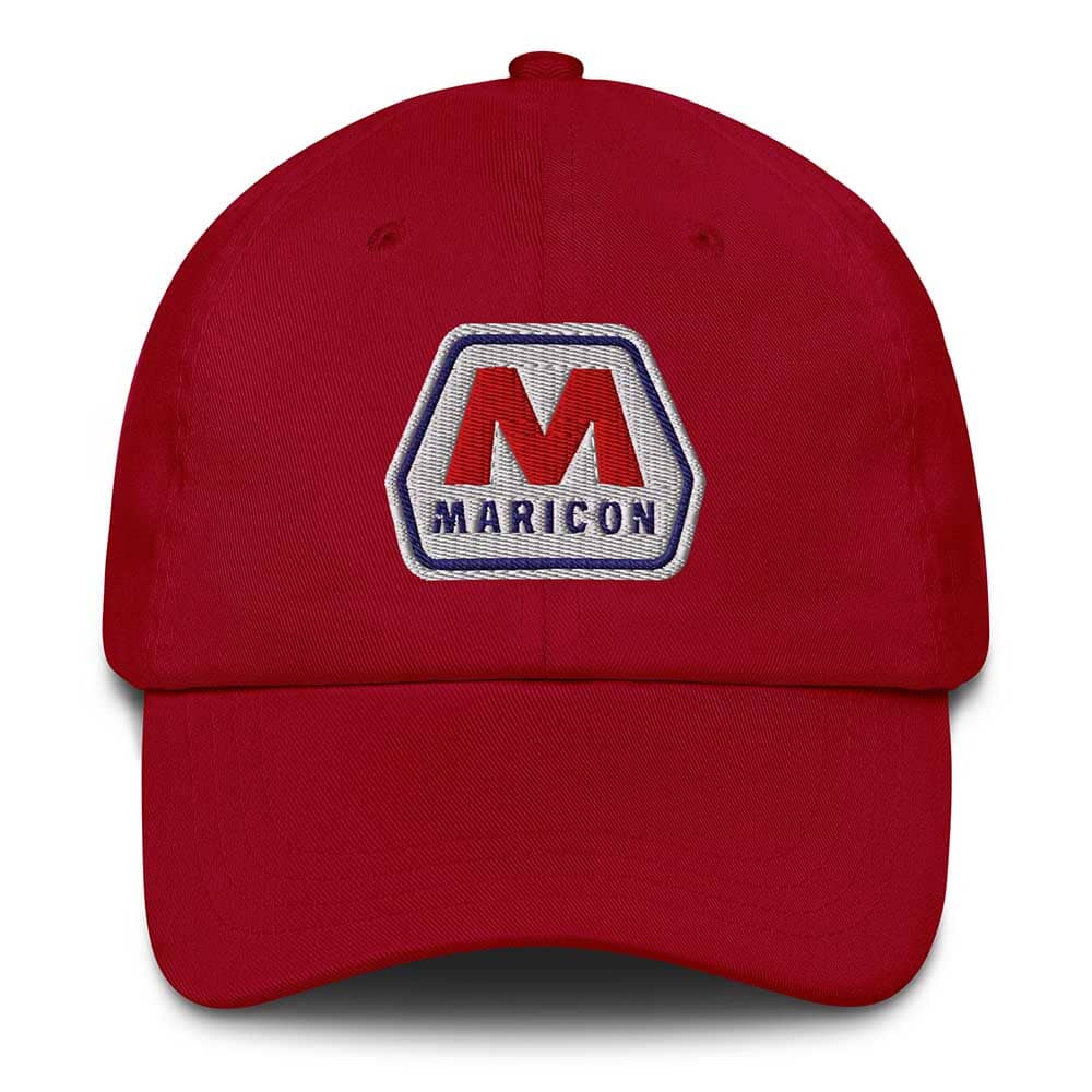 Maricon Twill Dad Hat red