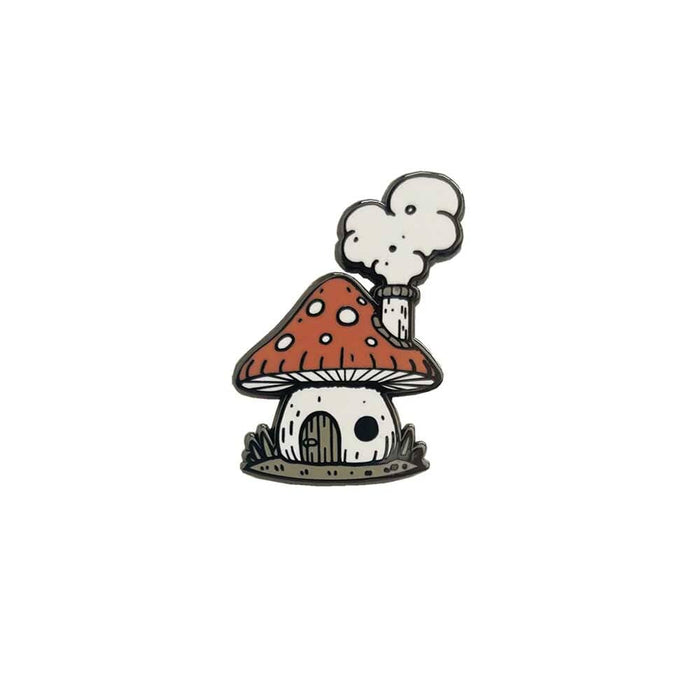 Mushroom House Pin