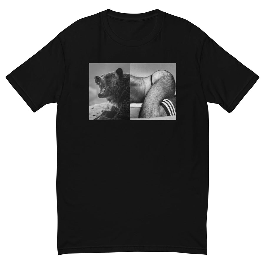 Naro Pinosa Growling Bear T-Shirt by Naro Pinosa