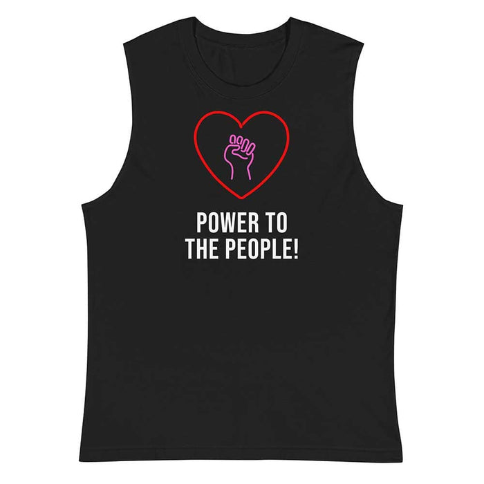 Power to the People Sleeveless T-shirt - Indivisible
