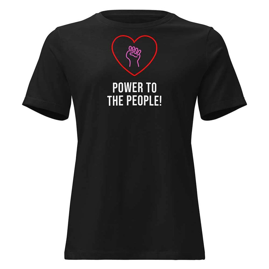 Power to the People Women's Fit T-Shirt - Indivisible by Michele Pred