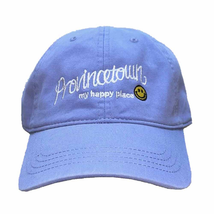 Provincetown My Happy Place Twill Dad Hat in lavender