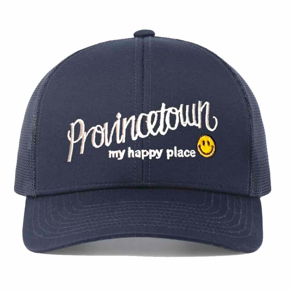 Provincetown My Happy Place Trucker Mesh Snapback Hat